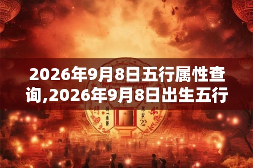2026年9月8日五行属性查询,2026年9月8日出生五行属什么