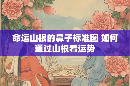 命运山根的鼻子标准图 如何通过山根看运势