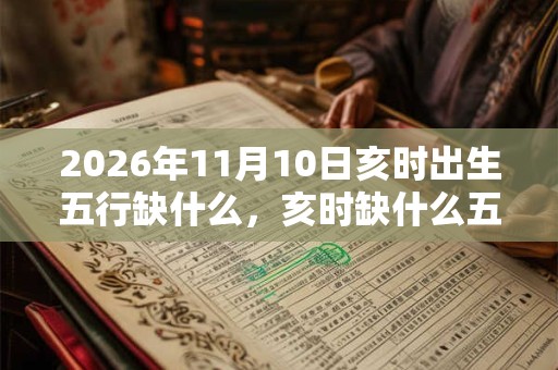 2026年11月10日亥时出生五行缺什么，亥时缺什么五行