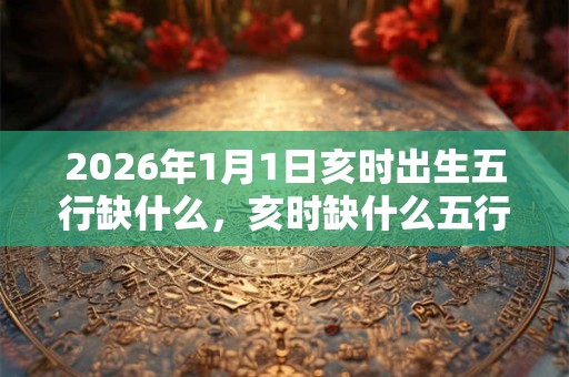 2026年1月1日亥时出生五行缺什么，亥时缺什么五行
