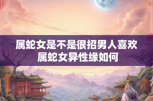 属蛇女是不是很招男人喜欢 属蛇女异性缘如何 属蛇女是不是很招男人喜欢 属蛇女异性缘如何