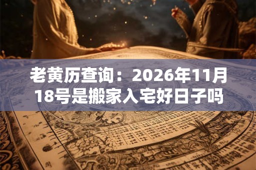 老黄历查询：2026年11月18号是搬家入宅好日子吗