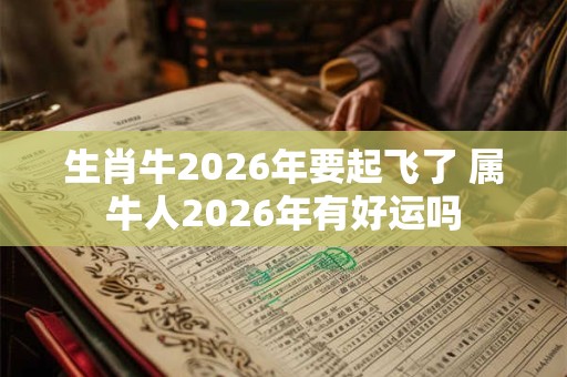 生肖牛2026年要起飞了 属牛人2026年有好运吗