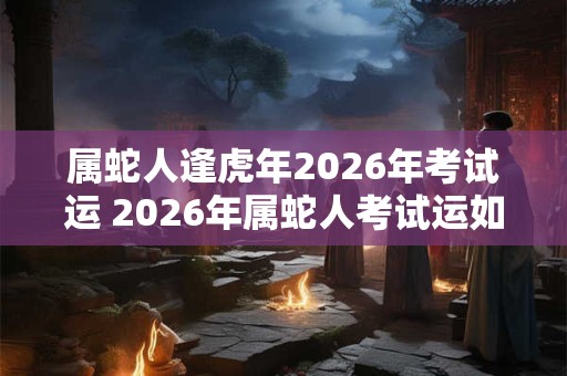 属蛇人逢虎年2026年考试运 2026年属蛇人考试运如何