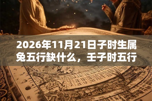 2026年11月21日子时生属兔五行缺什么，壬子时五行缺什么