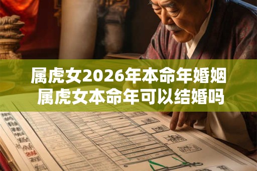 属虎女2026年本命年婚姻 属虎女本命年可以结婚吗