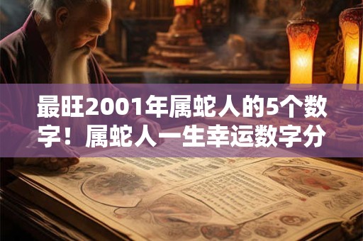 最旺2001年属蛇人的5个数字！属蛇人一生幸运数字分析