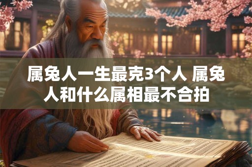 属兔人一生最克3个人 属兔人和什么属相最不合拍 属兔人一生最克3个人 属兔人和什么属相最不合拍