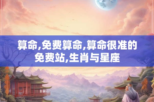 算命,免费算命,算命很准的免费站,生肖与星座