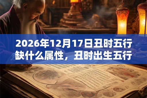 2026年12月17日丑时五行缺什么属性,丑时出生五行缺什么 2026年12月17日丑时五行缺什么属性,丑时出生五行缺什么