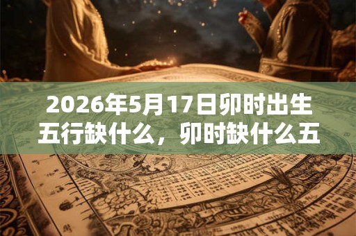 2026年5月17日卯时出生五行缺什么，卯时缺什么五行