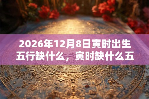 2026年12月8日寅时出生五行缺什么,寅时缺什么五行 2026年12月8日寅时出生五行缺什么,寅时缺什么五行