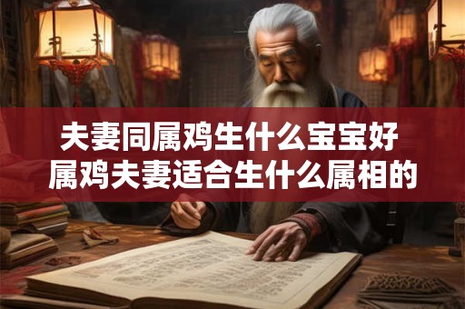 夫妻同属鸡生什么宝宝好 属鸡夫妻适合生什么属相的宝宝