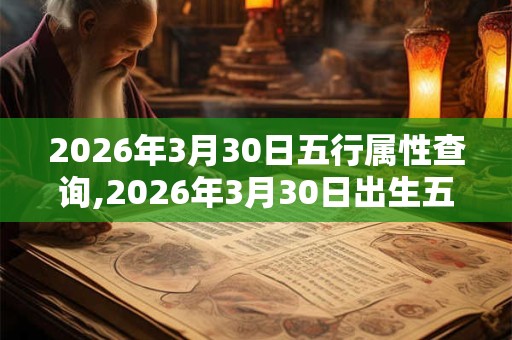 2026年3月30日五行属性查询,2026年3月30日出生五行属什么 2026年3月30日五行属性查询,2026年3月30日出生五行属什么