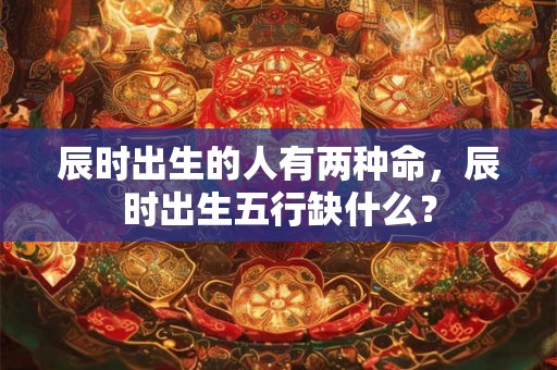 辰时出生的人有两种命，辰时出生五行缺什么？