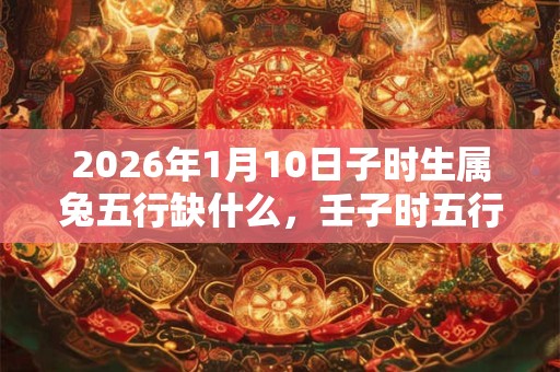 2026年1月10日子时生属兔五行缺什么，壬子时五行缺什么