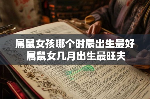 属鼠女孩哪个时辰出生最好 属鼠女几月出生最旺夫