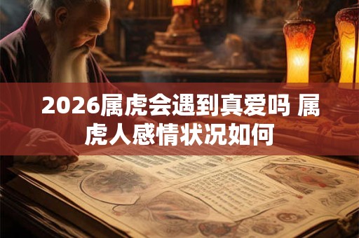 2026属虎会遇到真爱吗 属虎人感情状况如何