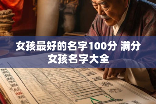 女孩最好的名字100分 满分女孩名字大全