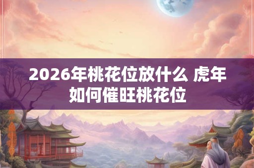 2026年桃花位放什么 虎年如何催旺桃花位