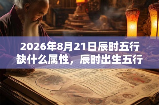 2026年8月21日辰时五行缺什么属性，辰时出生五行缺什么