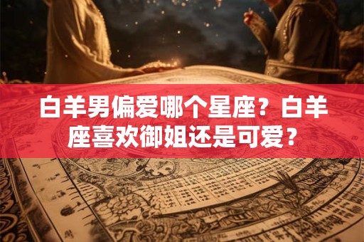 白羊男偏爱哪个星座？白羊座喜欢御姐还是可爱？