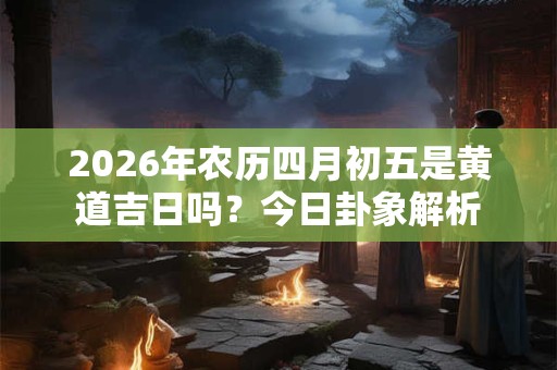 2026年农历四月初五是黄道吉日吗?今日卦象解析 2026年农历四月初五是黄道吉日吗?今日卦象解析
