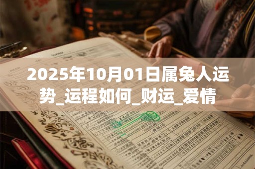 2025年10月01日属兔人运势_运程如何_财运_爱情