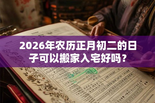 2026年农历正月初二的日子可以搬家入宅好吗？