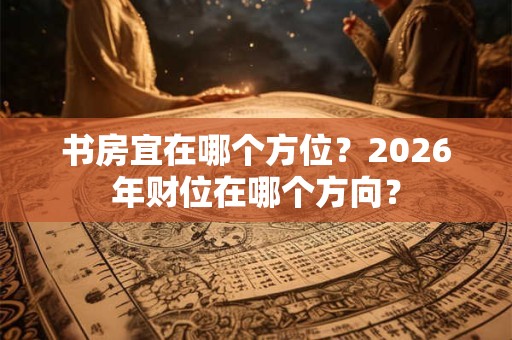 书房宜在哪个方位？2026年财位在哪个方向？