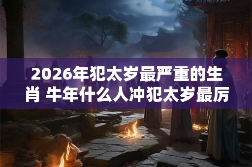 2026年犯太岁最严重的生肖 牛年什么人冲犯太岁最厉害