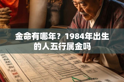 金命有哪年？1984年出生的人五行属金吗