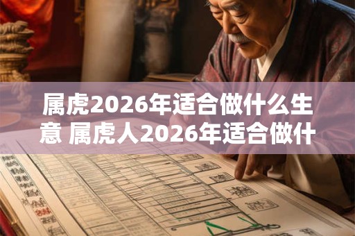属虎2026年适合做什么生意 属虎人2026年适合做什么