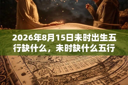 2026年8月15日未时出生五行缺什么,未时缺什么五行 2026年8月15日未时出生五行缺什么,未时缺什么五行