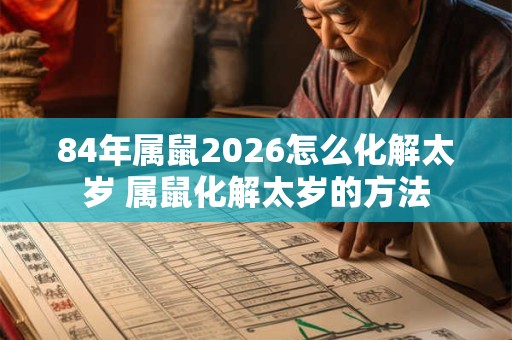 84年属鼠2026怎么化解太岁 属鼠化解太岁的方法
