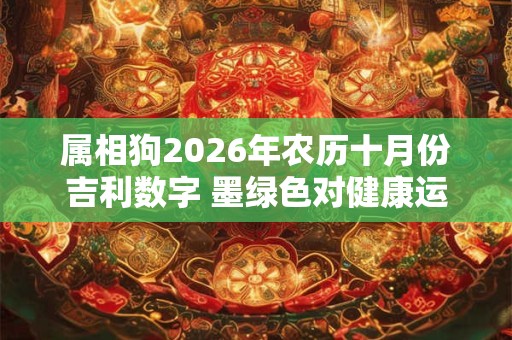 属相狗2026年农历十月份吉利数字 墨绿色对健康运势有益