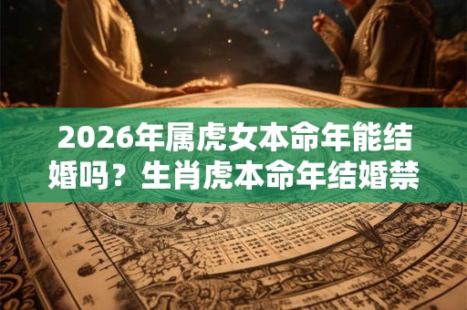 2026年属虎女本命年能结婚吗?生肖虎本命年结婚禁忌 2026年属虎女本命年能结婚吗?生肖虎本命年结婚禁忌