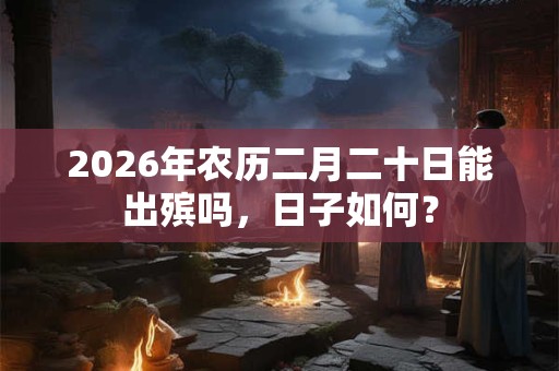 2026年农历二月二十日能出殡吗，日子如何？