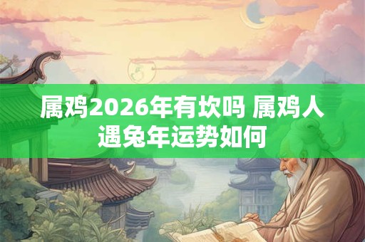 属鸡2026年有坎吗 属鸡人遇兔年运势如何