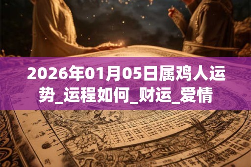 2026年01月05日属鸡人运势_运程如何_财运_爱情