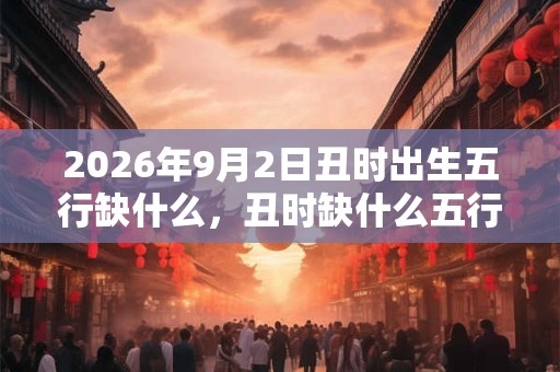 2026年9月2日丑时出生五行缺什么，丑时缺什么五行