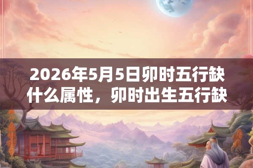 2026年5月5日卯时五行缺什么属性，卯时出生五行缺什么