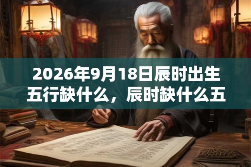 2026年9月18日辰时出生五行缺什么，辰时缺什么五行