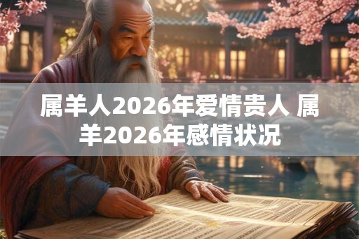 属羊人2026年爱情贵人 属羊2026年感情状况 属羊人2026年爱情贵人 属羊2026年感情状况