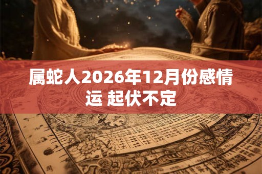 属蛇人2026年12月份感情运 起伏不定