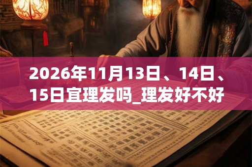 2026年11月13日、14日、15日宜理发吗_理发好不好