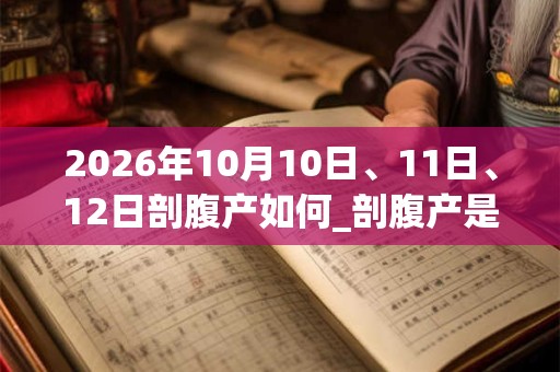 2026年10月10日、11日、12日剖腹产如何_剖腹产是吉日吗