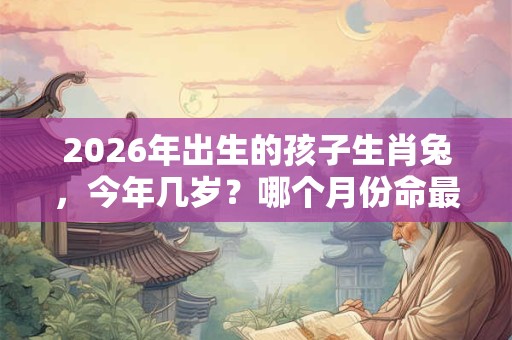 2026年出生的孩子生肖兔，今年几岁？哪个月份命最好？