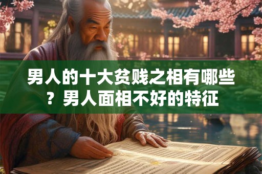 男人的十大贫贱之相有哪些?男人面相不好的特征 男人的十大贫贱之相有哪些?男人面相不好的特征