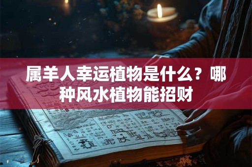 属羊人幸运植物是什么？哪种风水植物能招财